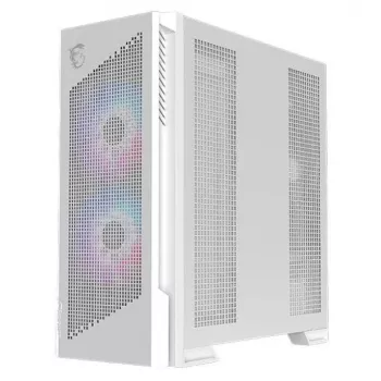 Caja de PC MSI MPG VELOX 300R AIRFLOW PZ Midi Tower blanco — ATX/EATX/MicroATX/Mini-ITX, 1×3,5