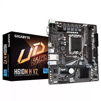 Placa base GIGABYTE H610M H V2, Intel H610, LGA 1700, Micro ATX