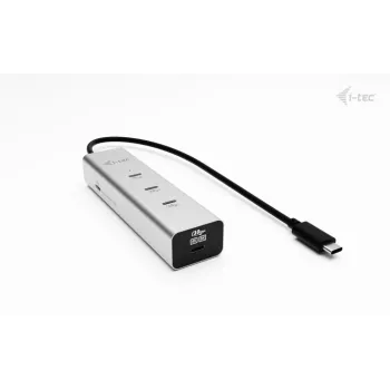 HUB de carga USB-C i-tec Metal 5 puertos con vídeo USB-C 8K + Power Delivery 85W