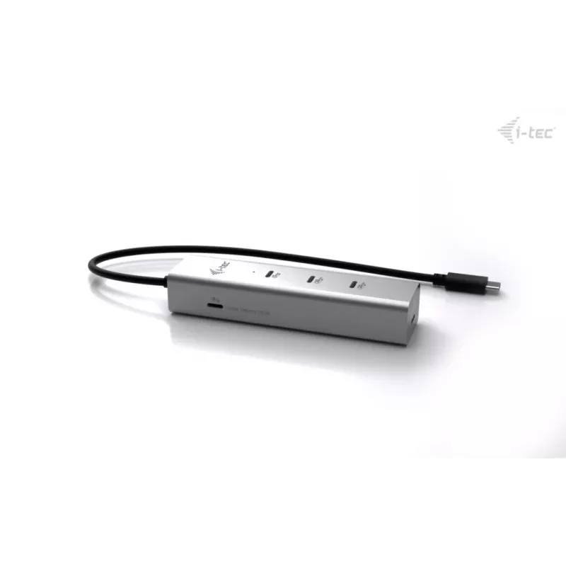 HUB de carga USB-C i-tec Metal 5 puertos con vídeo USB-C 8K + Power Delivery 85W