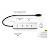 HUB de carga USB-C i-tec Metal 5 puertos con vídeo USB-C 8K + Power Delivery 85W