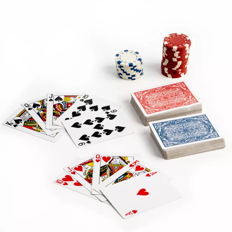 Juego de póker Cartamundi Maverick — fichas de plástico 11,5 g, maletín 385×240×65 mm