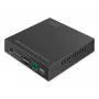 DIGITUS DS-55348 Kit extensor KVM IP HDMI por fibra, 4K/60 Hz, 40 km/300 m, IP 1G, negro