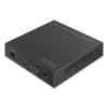 DIGITUS DS-55348 Kit extensor KVM IP HDMI por fibra, 4K/60 Hz, 40 km/300 m, IP 1G, negro