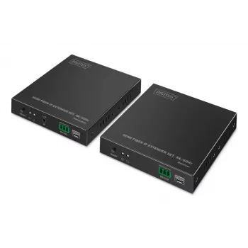 DIGITUS HDMI Fiber Extender Set - 4K/60Hz, 40 km/300m Negro