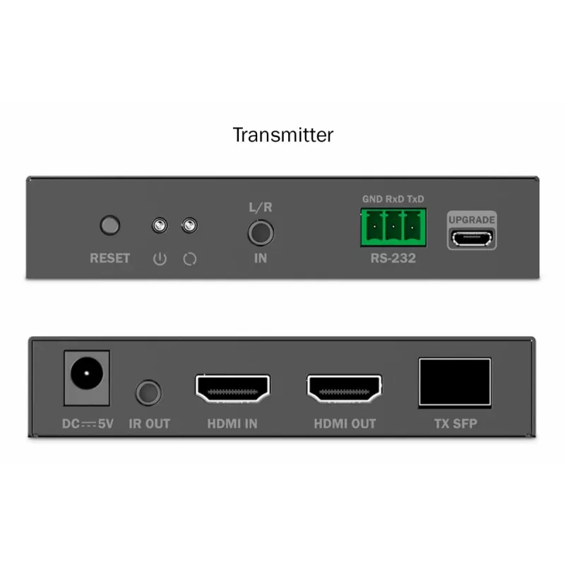 DIGITUS HDMI Fiber Extender Set - 4K/60Hz, 40 km/300m Negro