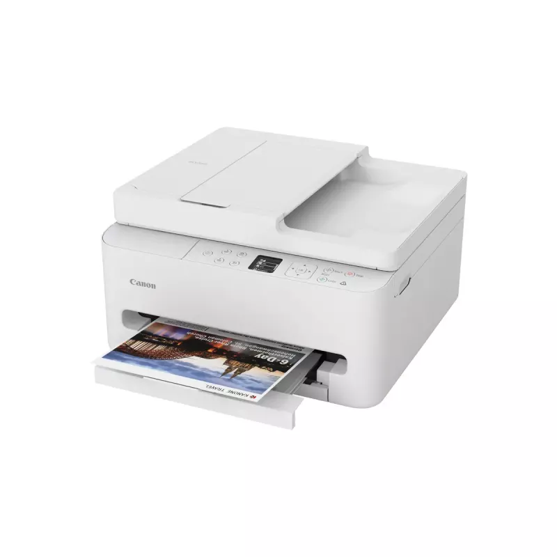Impresora multifunción de inyección de tinta Canon PIXMA TS7550i — A4, 1200×1200 DPI, WLAN, escaneo/copia en color, impresión a doble cara (Blanco)