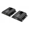 DIGITUS HDMI IP Extender Set - 4K/60Hz 120/200 m, Uno a muchos, CAT, Negro