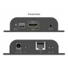 DIGITUS HDMI IP Extender Set - 4K/60Hz 120/200 m, Uno a muchos, CAT, Negro