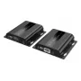 DIGITUS HDMI IP Extender Set - 4K/60Hz 120/200 m, PoE, Uno a muchos, CAT, Negro
