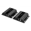 DIGITUS HDMI IP Extender Set - 4K/60Hz 120/200 m, PoE, Uno a muchos, CAT, Negro
