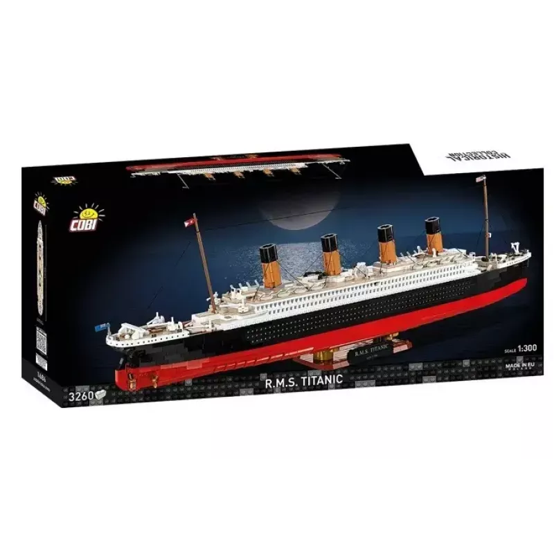 Set de construcción Cobi R.M.S. Titanic Modelo, 3.260 bloques de plástico (COBI-1686)