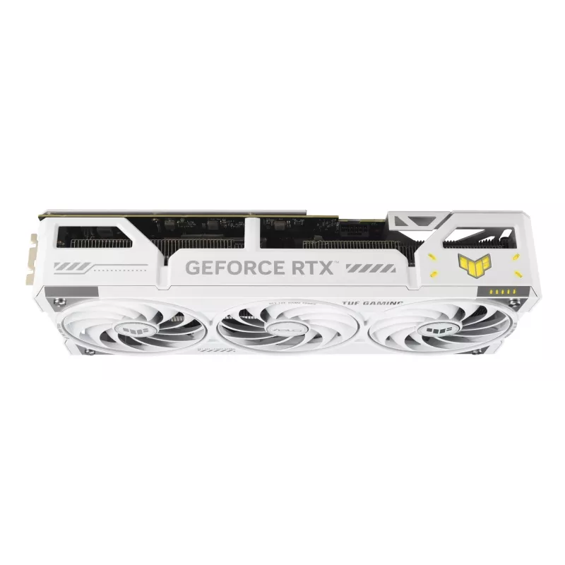 Tarjeta gráfica ASUS TUF NVIDIA GeForce RTX 5070 Ti 16 GB GDDR7 256 bits PCIe 5.0 3 ventiladores blanco