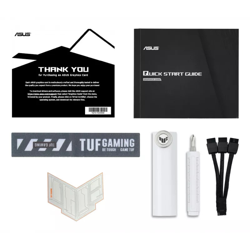 Tarjeta gráfica ASUS TUF NVIDIA GeForce RTX 5070 Ti 16 GB GDDR7 256 bits PCIe 5.0 3 ventiladores blanco