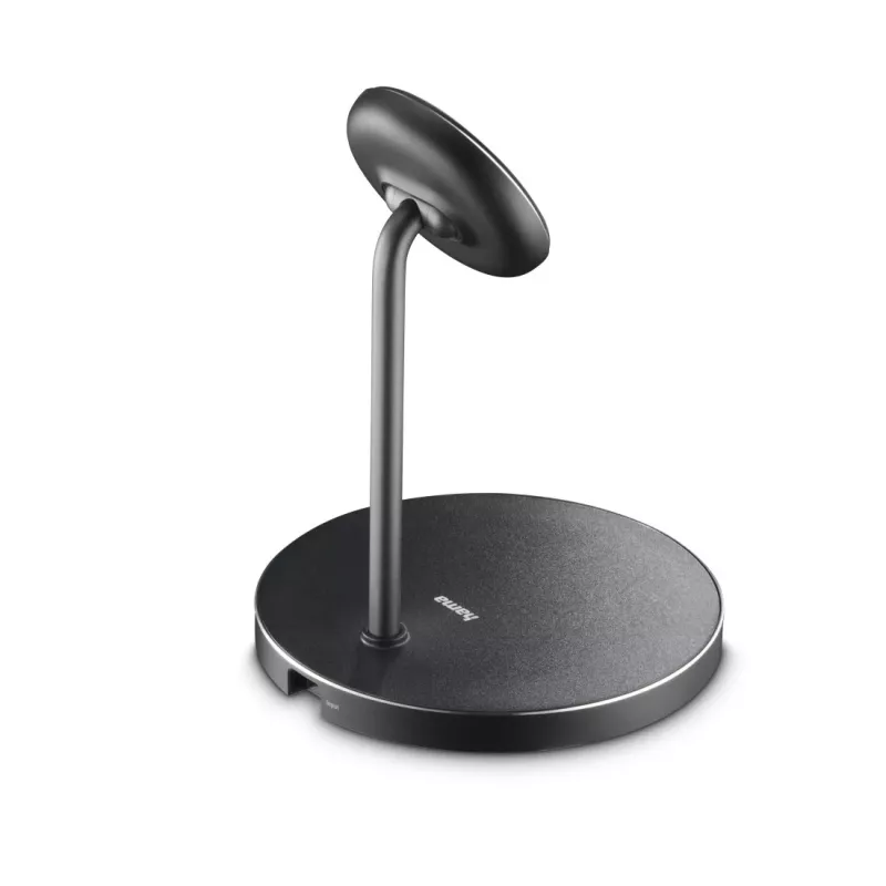 Hama 00201737 cargador móvil auriculares, smartphone negro USB carga inalámbrica carga rápida interior