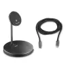 Hama 00201737 cargador móvil auriculares, smartphone negro USB carga inalámbrica carga rápida interior