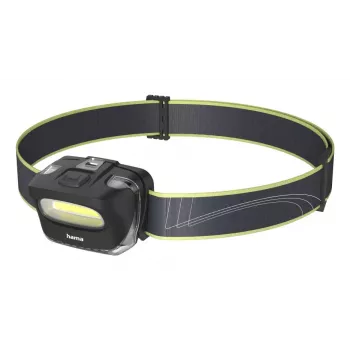 Hama HL110 negro, azul, amarillo linterna frontal COB LED