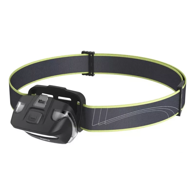 Hama HL110 negro, azul, amarillo linterna frontal COB LED