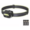 Hama HL110 negro, azul, amarillo linterna frontal COB LED