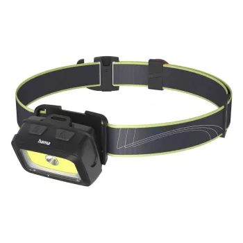 Hama HL350 negro, azul, amarillo linterna frontal LED