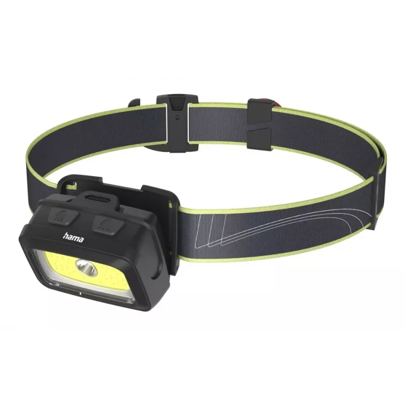 Hama HL350 negro, azul, amarillo linterna frontal LED