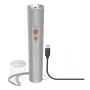 Linterna de mano Hama FL350-C plateado LED 3W USB recargable
