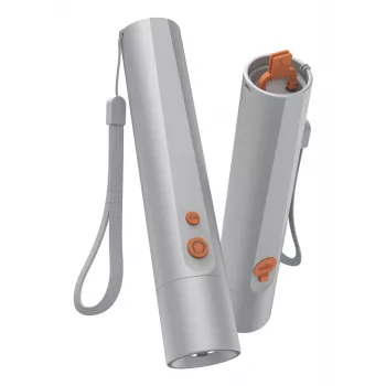 Linterna de mano Hama FL350-C plateado LED 3W USB recargable