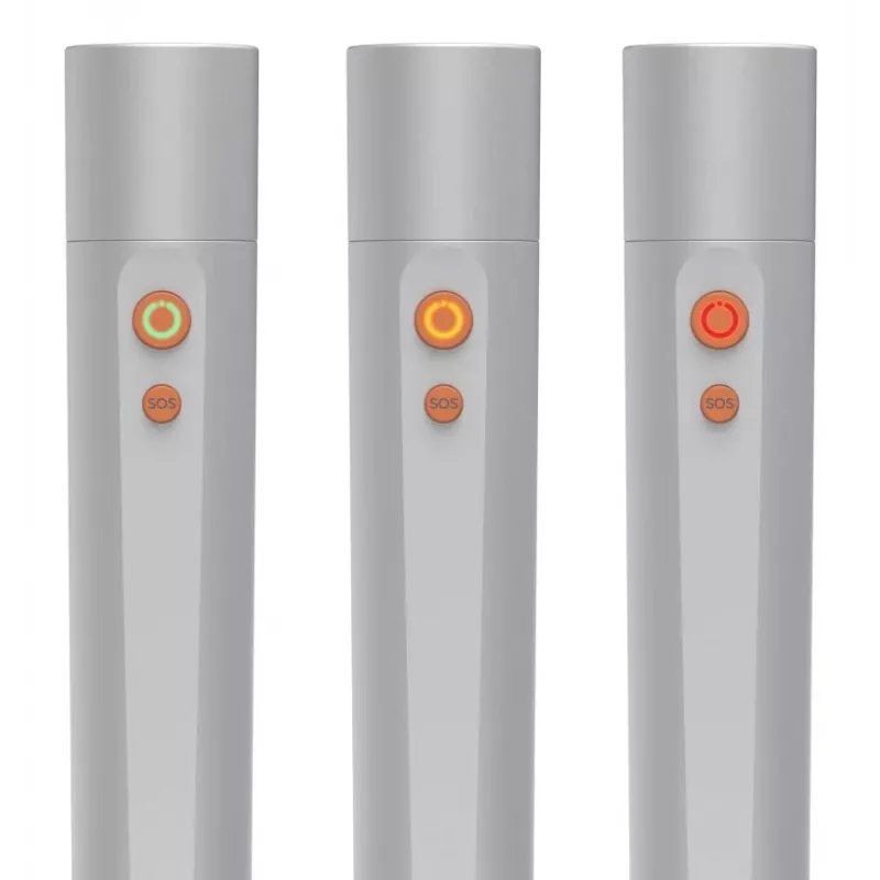 Linterna de mano Hama FL350-C plateado LED 3W USB recargable