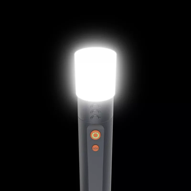 Linterna LED recargable HAMA FLX1200-C — aluminio, resistente a impactos, 4 modos + SOS