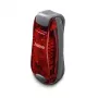 Hama luz de advertencia LED con clip, 2 uds., 3 modos de luz, IP44, pila CR2032, negro/rojo