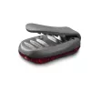 Hama luz de advertencia LED con clip, 2 uds., 3 modos de luz, IP44, pila CR2032, negro/rojo