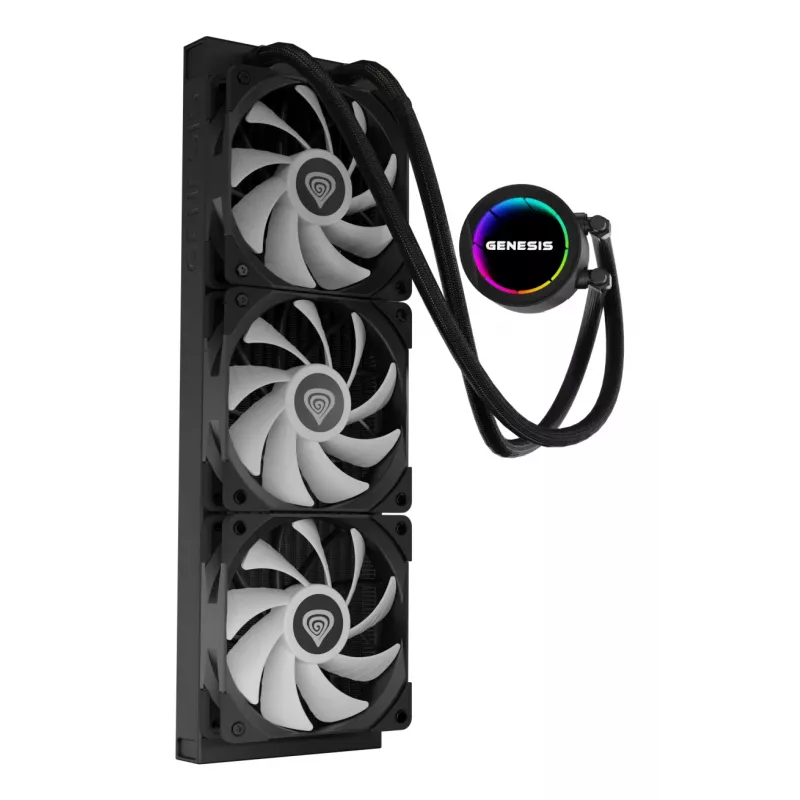 Sistema de refrigeración para procesador GENESIS NLG-2321 todo en uno refrigeración líquida negro