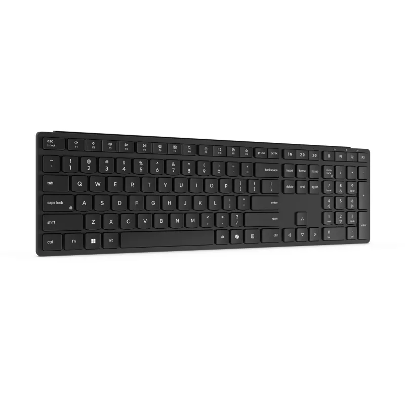 Teclado Lenovo Wireless Multi-Mode Pro 6000 hogar/oficina RF inalámbrico + Bluetooth QWERTY US English negro