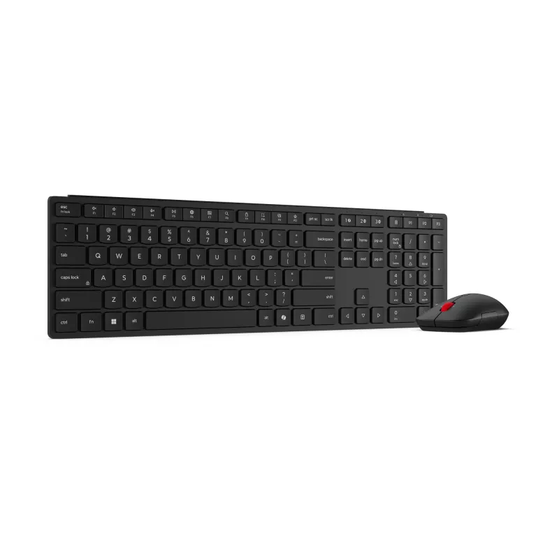 Lenovo 4X31S04810 teclado ratón incluido oficina RF inalámbrico + Bluetooth US English negro