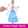 Muñeca de moda Cinderella Vestido de baile encantado de Disney Princess con luz y sonido, inspirada en la película