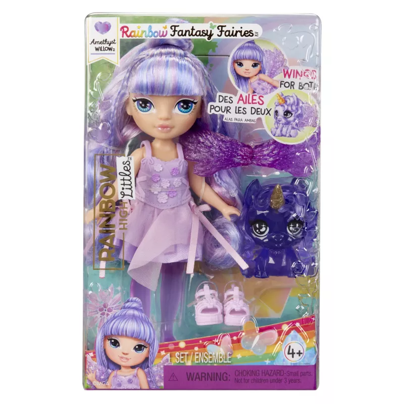 Muñeca Rainbow High Littles Rainbow Fantasy Fairies - Amethyst (lila)