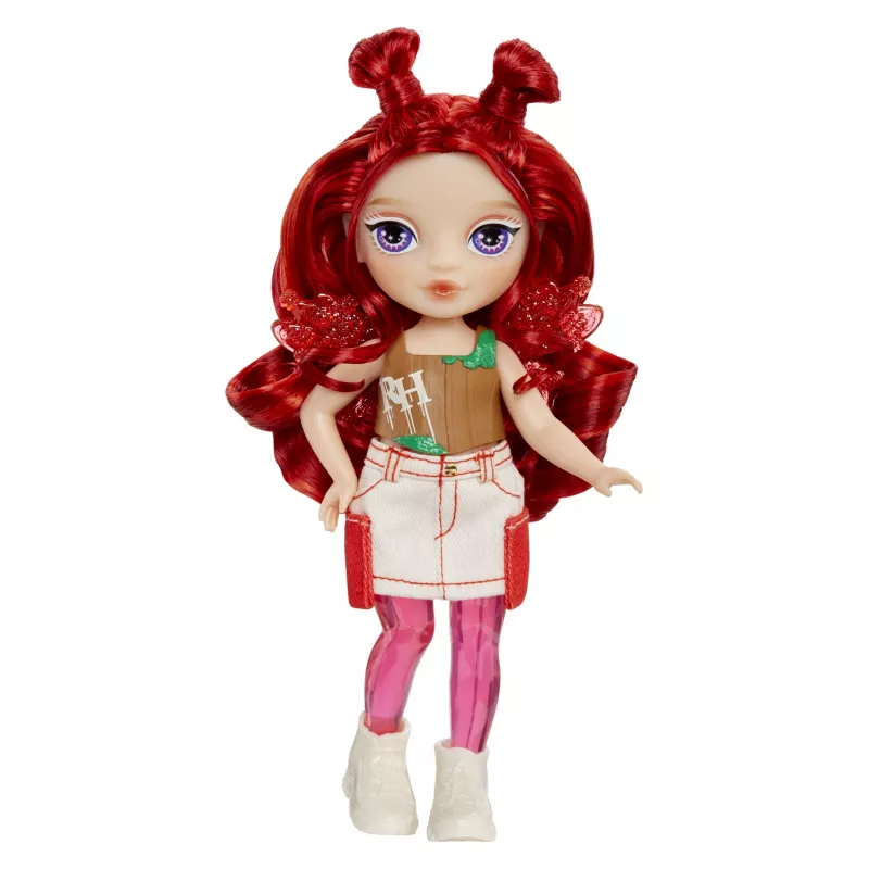 Muñeca Rainbow High Littles Rainbow Fantasy Fairies - Apple (rojo)