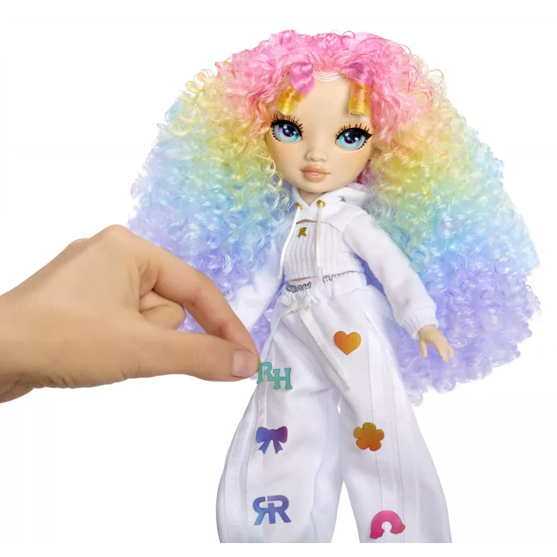 Rainbow High Air Brush & Create muñeca de moda con ojos verdes, a partir de 4 años
