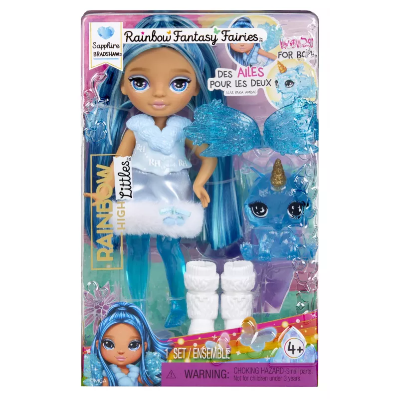 Muñeca Rainbow High Littles Rainbow Fantasy Fairies - Sapphire (azul)