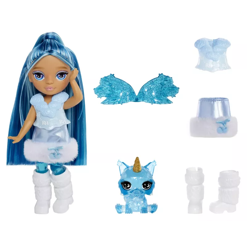 Muñeca Rainbow High Littles Rainbow Fantasy Fairies - Sapphire (azul)
