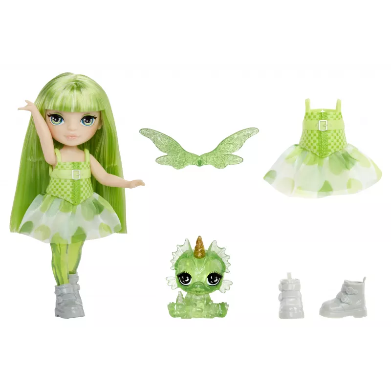 Muñeca Rainbow High Littles Rainbow Fantasy Fairies - Emerald (verde)