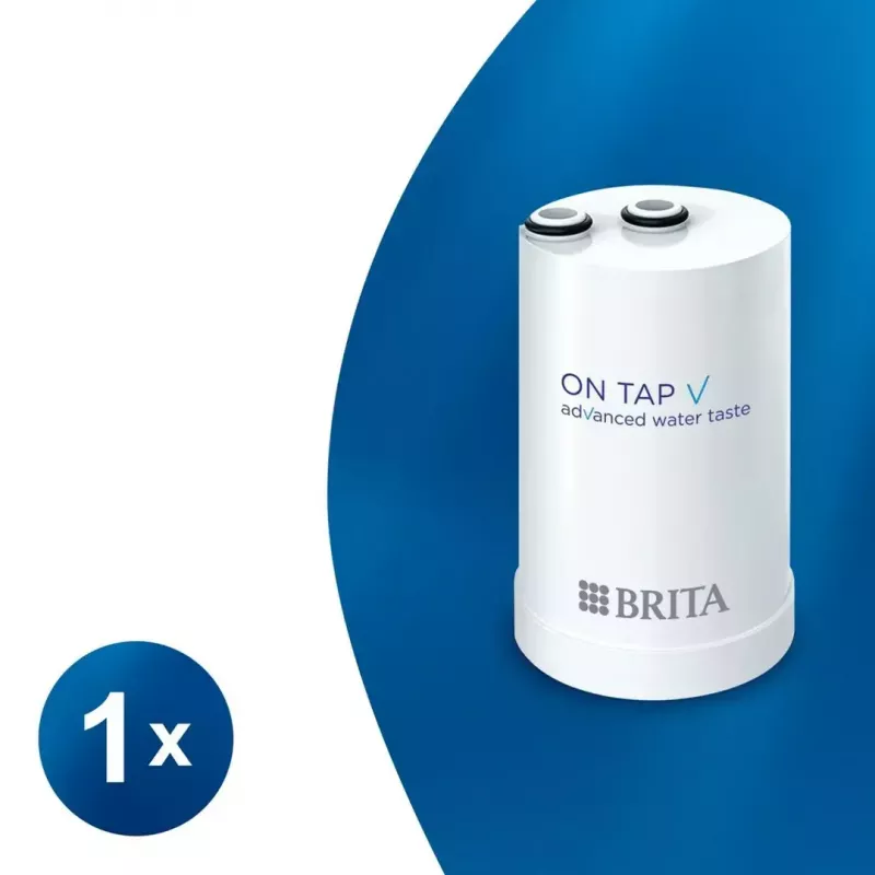 Cartucho de repuesto para grifo BRITA ON TAP V CU CE2 – 4 etapas, capacidad de 600 L, blanco