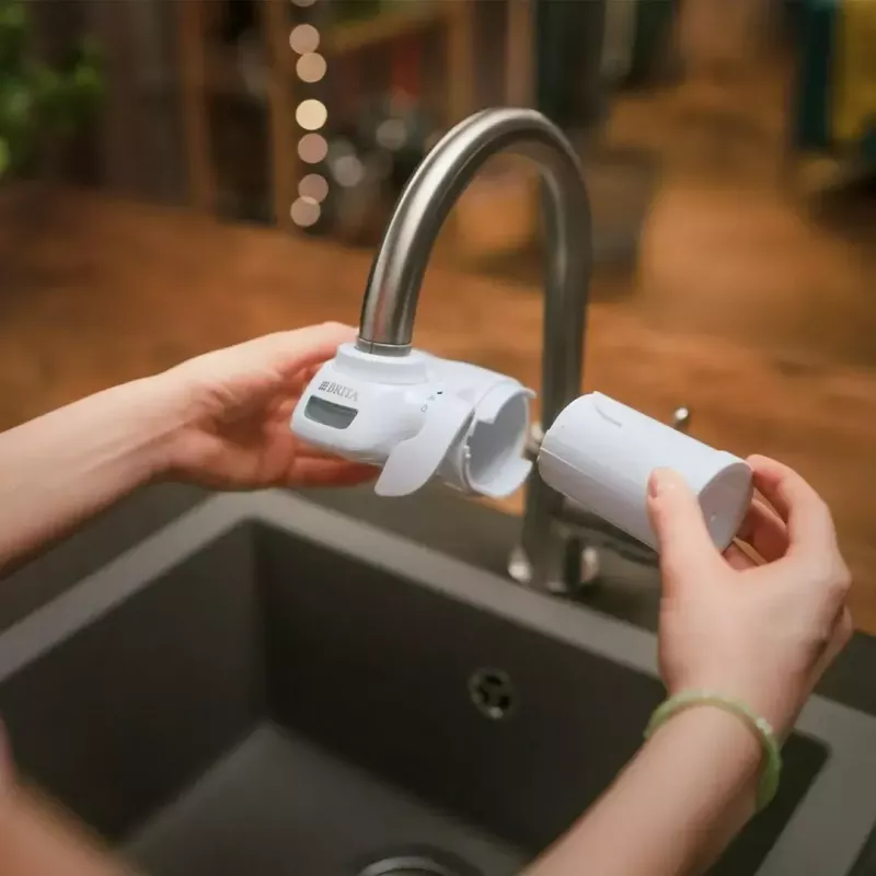 Cartucho de repuesto para grifo BRITA ON TAP V CU CE2 – 4 etapas, capacidad de 600 L, blanco