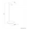 Soporte para auriculares Neomounts ADS11-170SL — soporte de sobremesa de aluminio para auriculares over-ear y on-ear