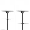 Soporte de techo para TV Neomounts CL35-340BL22 peso máx. 45 kg 23-42 pulgadas