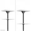 Soporte de techo Neomounts CL35-440BL16XL máx. 50 kg 37-70 pulgadas