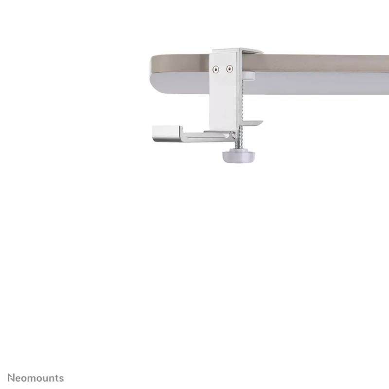 Neomounts ADS11-171SL soporte para auriculares, universal, con fijación por abrazadera, de aluminio, plateado