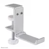 Neomounts ADS11-171SL soporte para auriculares, universal, con fijación por abrazadera, de aluminio, plateado