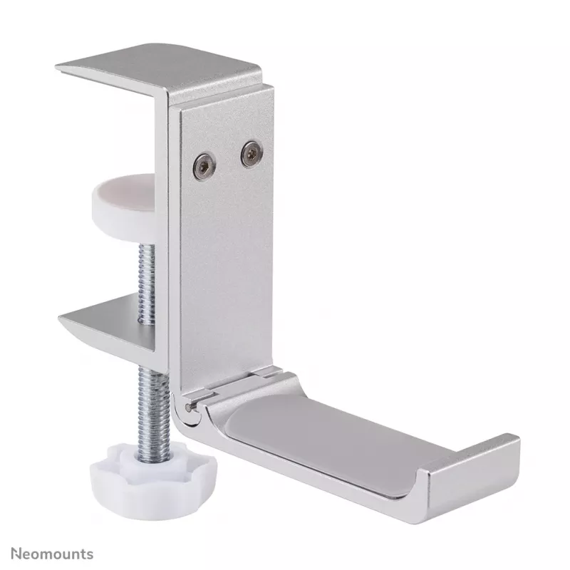Neomounts ADS11-171SL soporte para auriculares, universal, con fijación por abrazadera, de aluminio, plateado