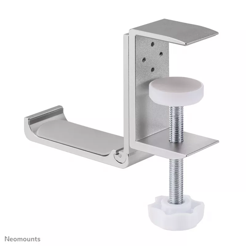 Neomounts ADS11-171SL soporte para auriculares, universal, con fijación por abrazadera, de aluminio, plateado